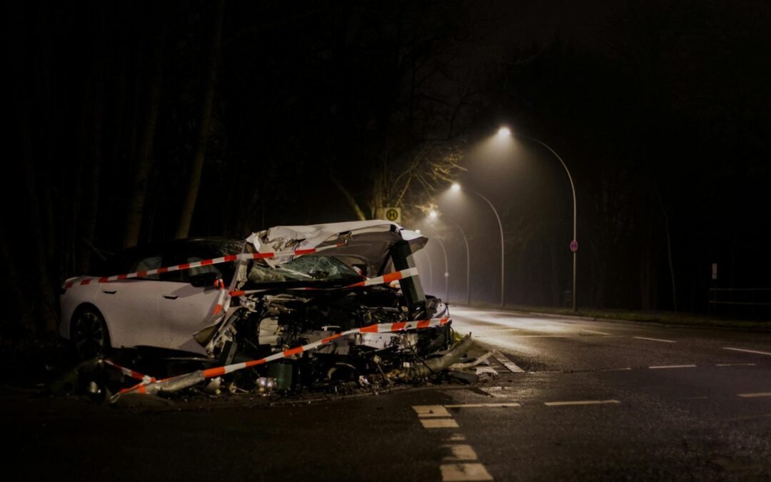Accidente por circular con luces apagadas de noche: ¿Hay indemnización?